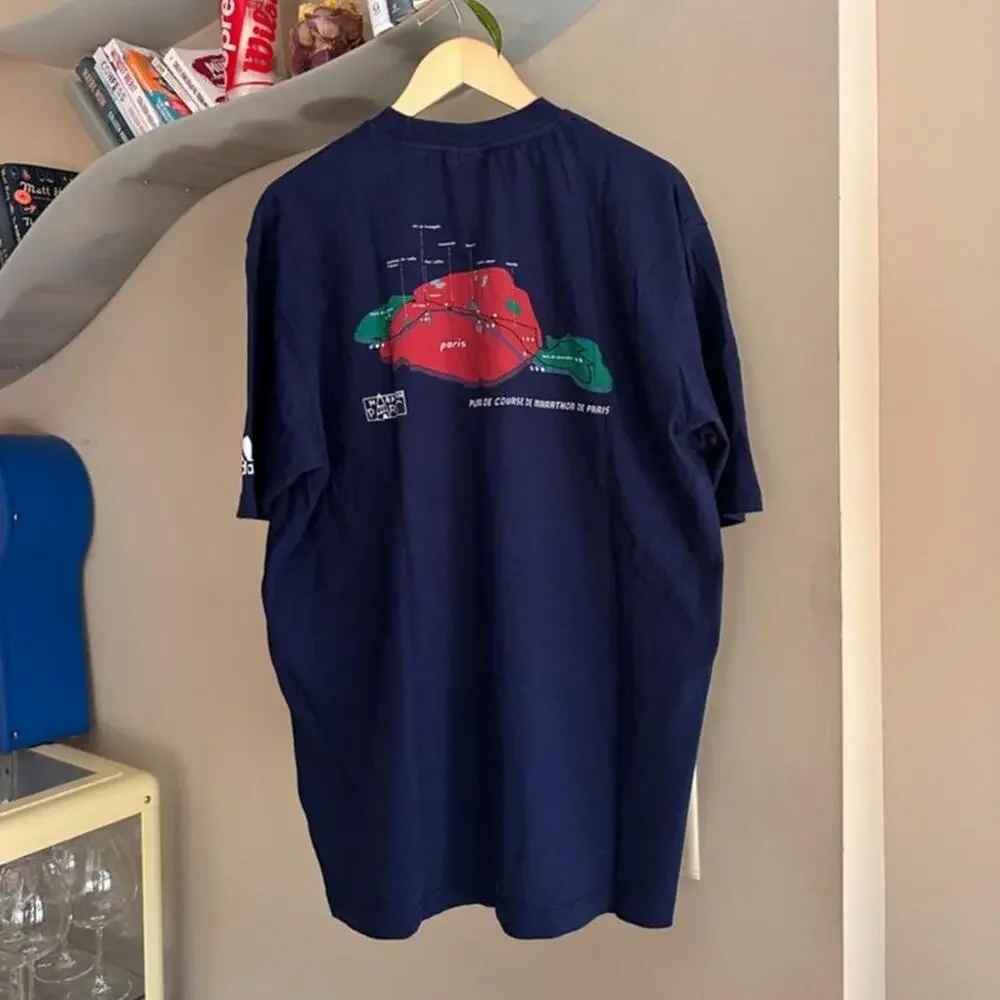 Vintage Paris Marathon Adidas Shirt